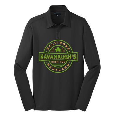 KavanaughS Irish Pub Silk Touch Performance Long Sleeve Polo