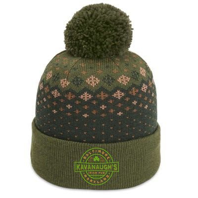 KavanaughS Irish Pub The Baniff Cuffed Pom Beanie