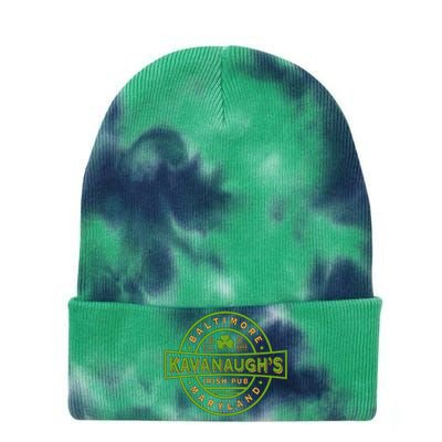 KavanaughS Irish Pub Tie Dye 12in Knit Beanie