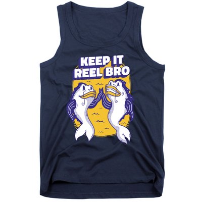 Keep It Reel Bro Funny Fishing Tank Top