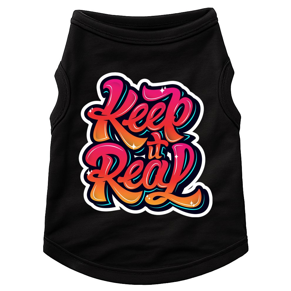 Keep It Real Graffiti Art Doggie Tank