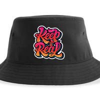 Keep It Real Graffiti Art Sustainable Bucket Hat