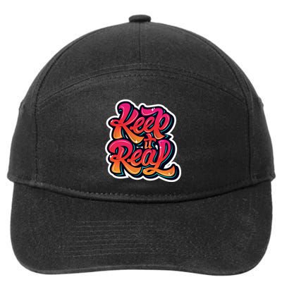 Keep It Real Graffiti Art 7-Panel Snapback Hat