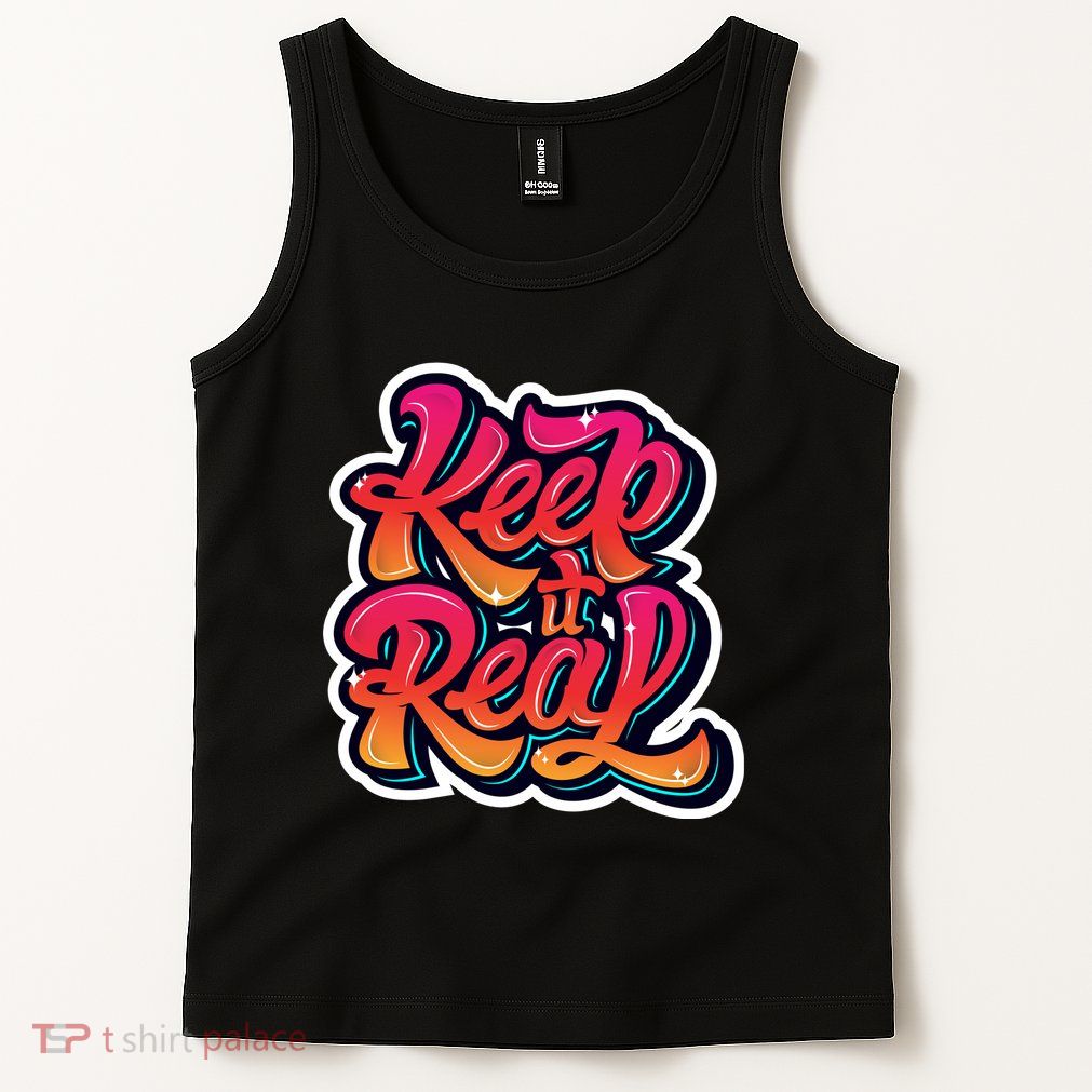 Keep It Real Graffiti Art Tank Top