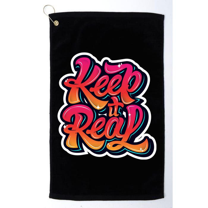 Keep It Real Graffiti Art Golf Towel