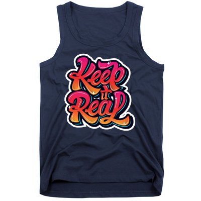 Keep It Real Graffiti Art Tank Top