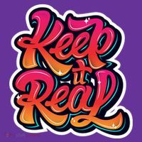 Keep It Real Graffiti Art Button