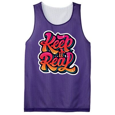 Keep It Real Graffiti Art Mesh Reversible Basketball Jersey Tank