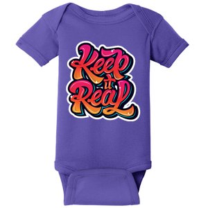 Keep It Real Graffiti Art Baby Bodysuit