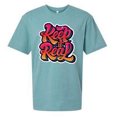 Keep It Real Graffiti Art Sueded Cloud Jersey T-Shirt