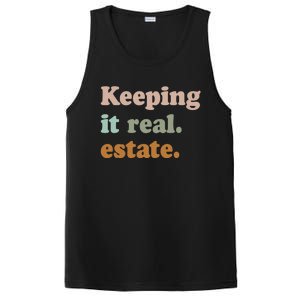 Keeping It Real Estate Funny Real Estate Agent Gift PosiCharge Competitor Tank