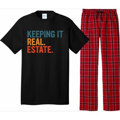 Keeping It Real Funny Real Estate Agent Pajama Set