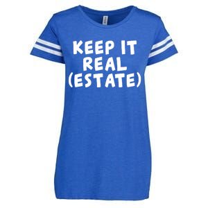 Keep It Real Estate Real Estate Agent Enza Ladies Jersey Football T-Shirt