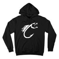 Keeping It Reel Fish Hook Fishing Rod & Hook Tall Hoodie