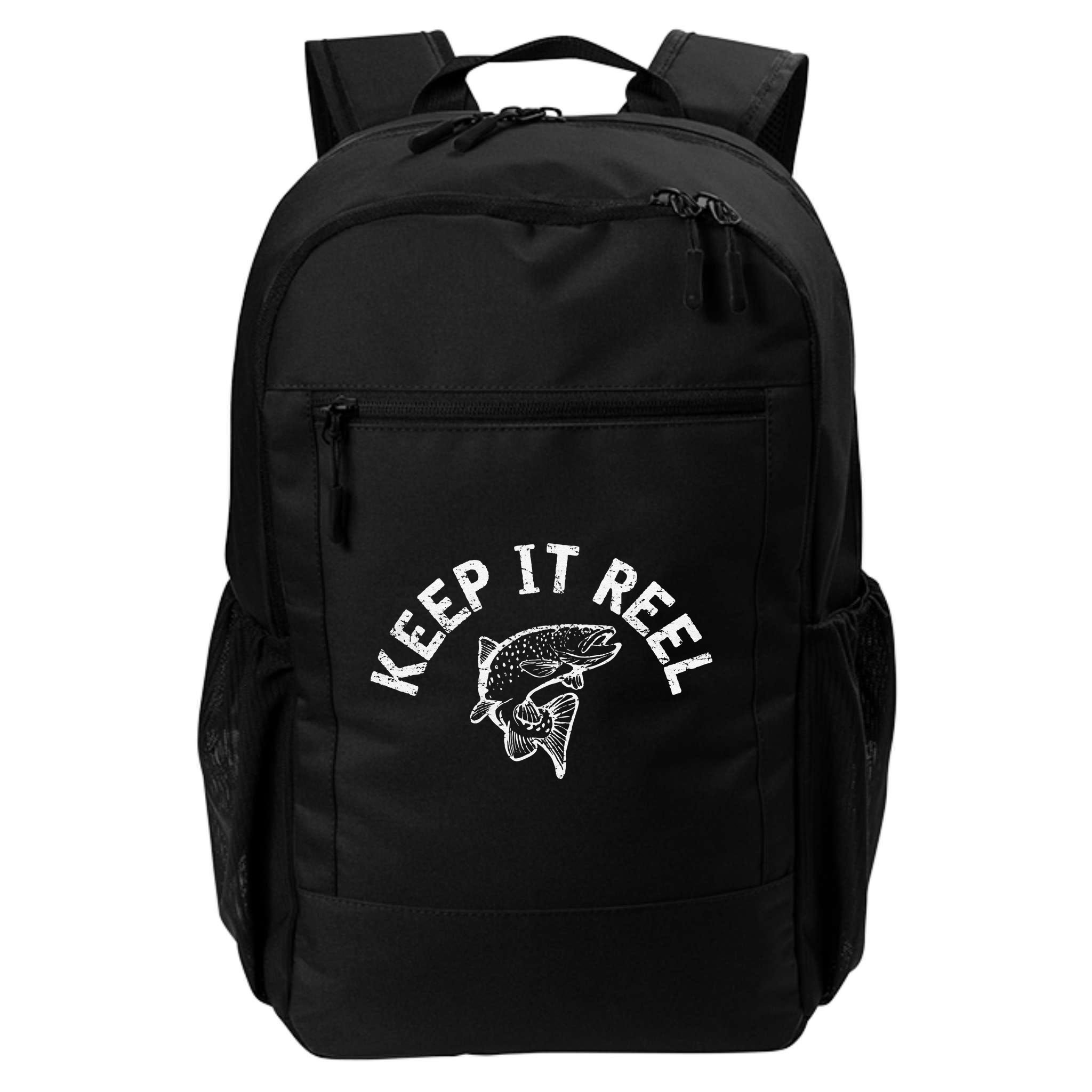 Keep It Reel Funny Fishing & Lucky Fishing Backpack