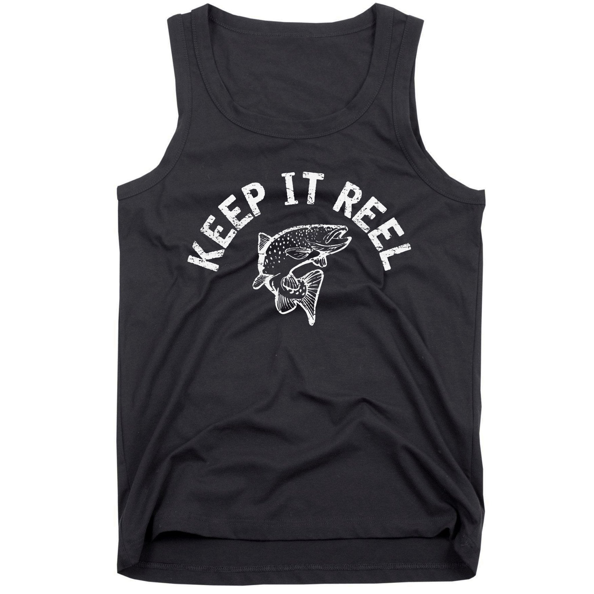 Keep It Reel Funny Fishing & Lucky Fishing Tank Top