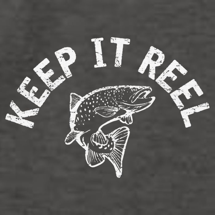 Keep It Reel Funny Fishing & Lucky Fishing Vector Backpack