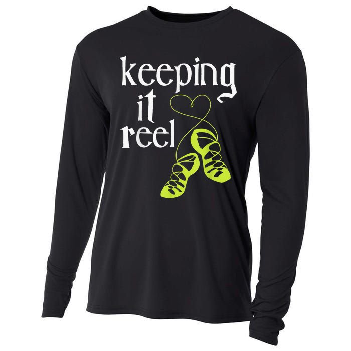 Keeping It Reel Irish Dancer Ceili Reel Dance Feis Cooling Performance Long Sleeve Crew