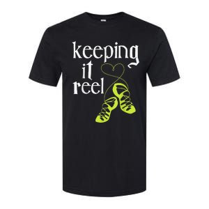 Keeping It Reel Irish Dancer Ceili Reel Dance Feis Softstyle CVC T-Shirt