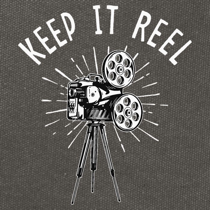 Keep It Reel Filmmaker Movie Director Filmmaking Cinema Cotton Canvas Backpack