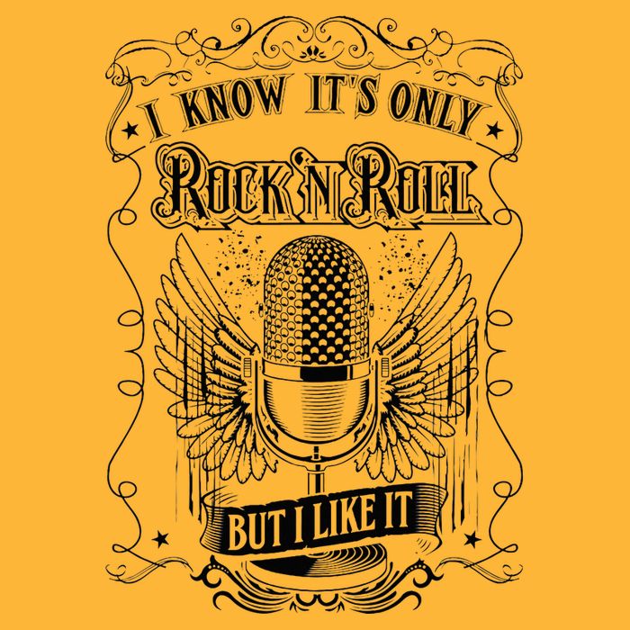 Know ItS Rock And Roll But I Like It Retro Microphone Sustainable Knit Beanie