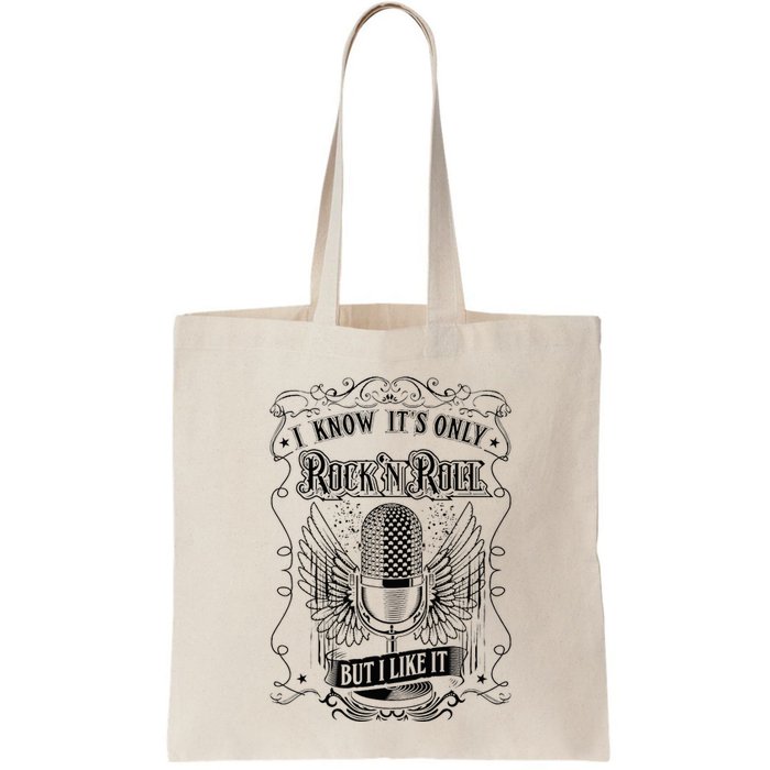 Know ItS Rock And Roll But I Like It Retro Microphone Bag