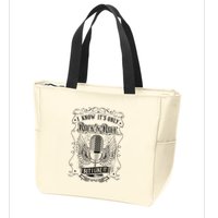 Know ItS Rock And Roll But I Like It Retro Microphone Zip Tote Bag