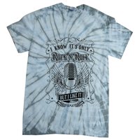 Know ItS Rock And Roll But I Like It Retro Microphone Tie-Dye T-Shirt