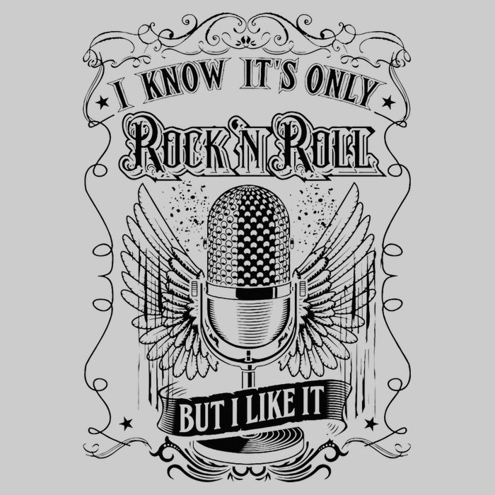 Know ItS Rock And Roll But I Like It Retro Microphone Tie-Dye T-Shirt