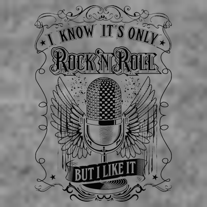 Know ItS Rock And Roll But I Like It Retro Microphone 7-Panel Snapback Hat