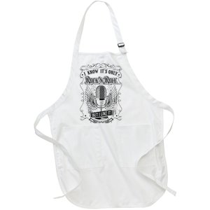 Know ItS Rock And Roll But I Like It Retro Microphone Full-Length Apron With Pockets