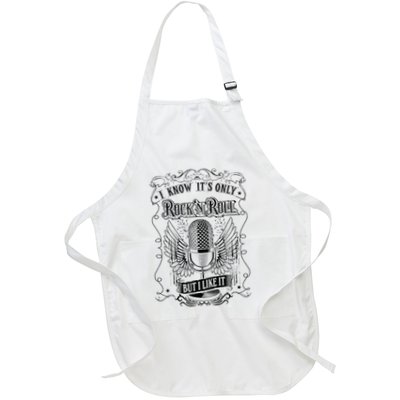 Know ItS Rock And Roll But I Like It Retro Microphone Apron