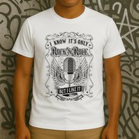 Know ItS Rock And Roll But I Like It Retro Microphone T-Shirt