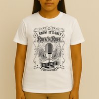 Know ItS Rock And Roll But I Like It Retro Microphone T-Shirt