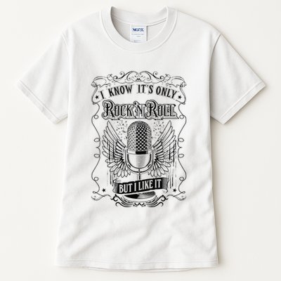 Know ItS Rock And Roll But I Like It Retro Microphone Tall T-Shirt