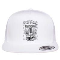 Know ItS Rock And Roll But I Like It Retro Microphone Flatbill Hat
