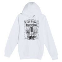 Know ItS Rock And Roll But I Like It Retro Microphone Premium Pullover Hoodie