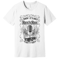Know ItS Rock And Roll But I Like It Retro Microphone Premium T-Shirt