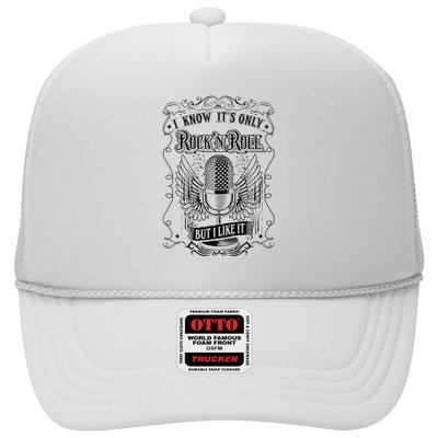 Know ItS Rock And Roll But I Like It Retro Microphone Trucker Hat