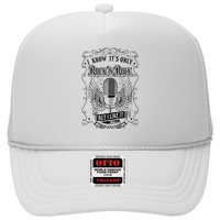 Know ItS Rock And Roll But I Like It Retro Microphone Trucker Hat