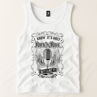 Know ItS Rock And Roll But I Like It Retro Microphone Tank Top