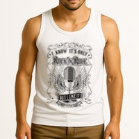 Know ItS Rock And Roll But I Like It Retro Microphone Tank Top