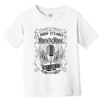 Know ItS Rock And Roll But I Like It Retro Microphone Toddler T-Shirt