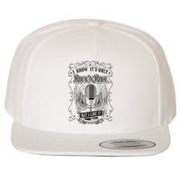 Know ItS Rock And Roll But I Like It Retro Microphone Wool Snapback Cap