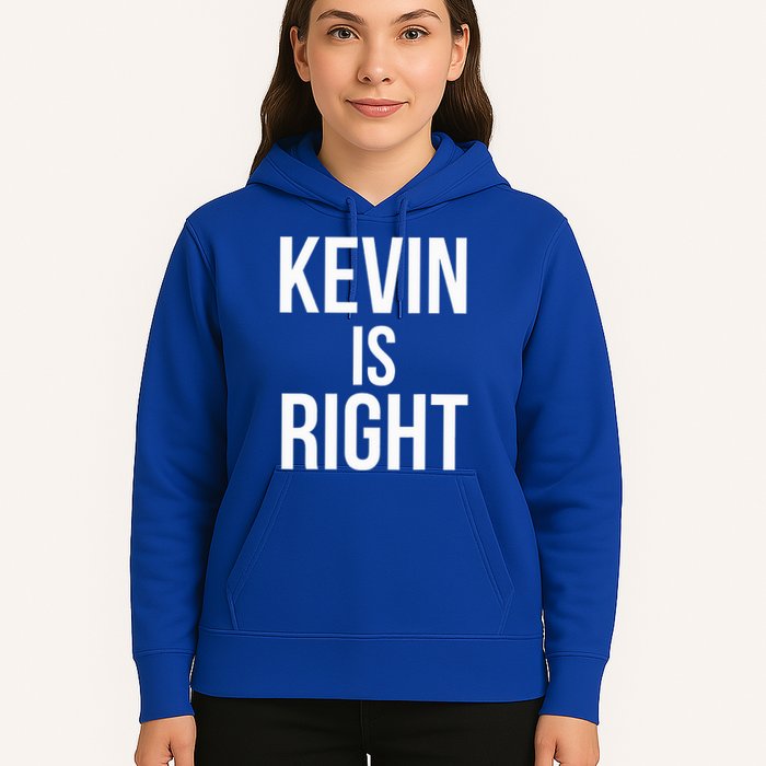 Kevin Is Right Funny Jokes Hoodie