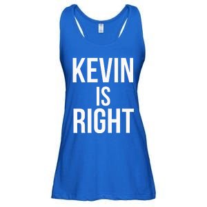 Kevin Is Right Funny Jokes Ladies Essential Flowy Tank