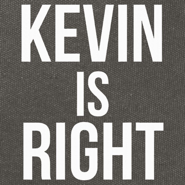 Kevin Is Right Funny Jokes Cotton Canvas Backpack
