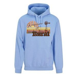 Keeping it Rural - agriculture farming Unisex Surf Hoodie