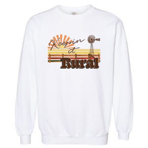 Keeping it Rural - agriculture farming Garment-Dyed Sweatshirt