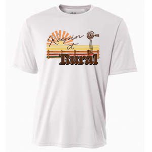 Keeping it Rural - agriculture farming Cooling Performance Crew T-Shirt